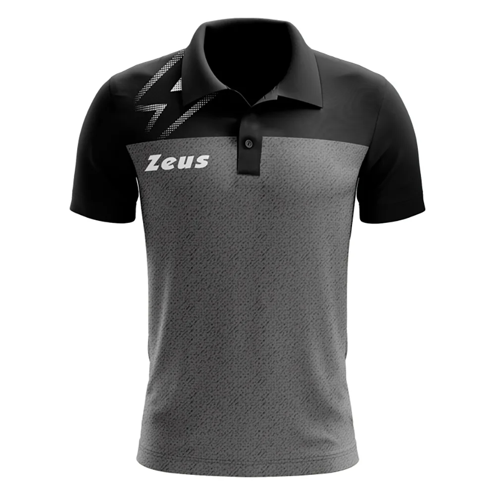 Tricou polo Zeus Olympia, Negru - imagine 1