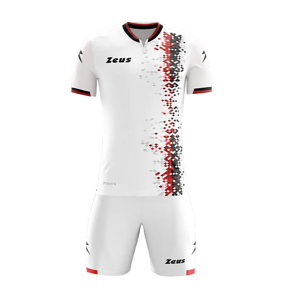 Set echipament fotbal Zeus Krystal, Rosu / Negru - imagine 1