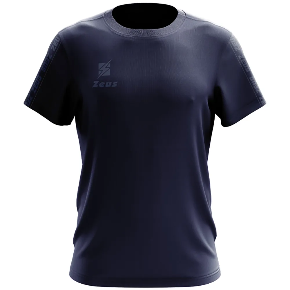Tricou bumbac Zeus Band, Bleumarin - imagine 1