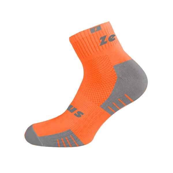 Sosete sport Zeus Fit, Portocaliu Fluo - imagine 1