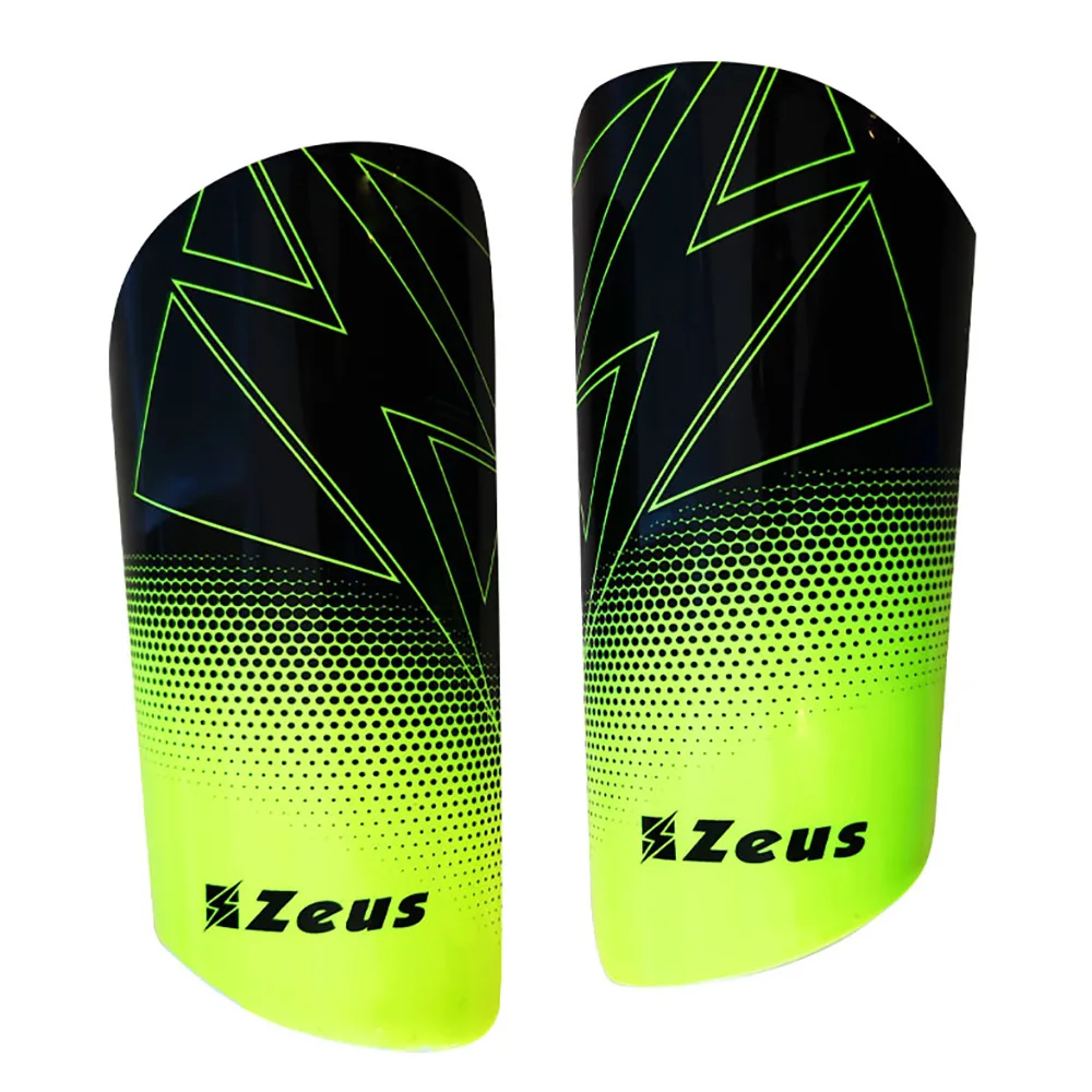 Aparatori fotbal Zeus, Negru / Galben Fluo - imagine 1