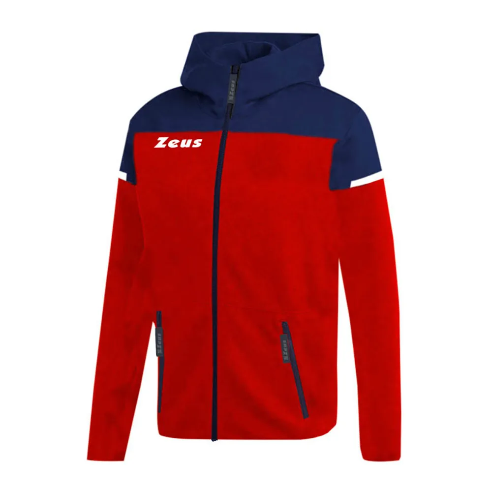 Bluza Zeus Tech Bikolor, Rosu / Bleumarin - imagine 1