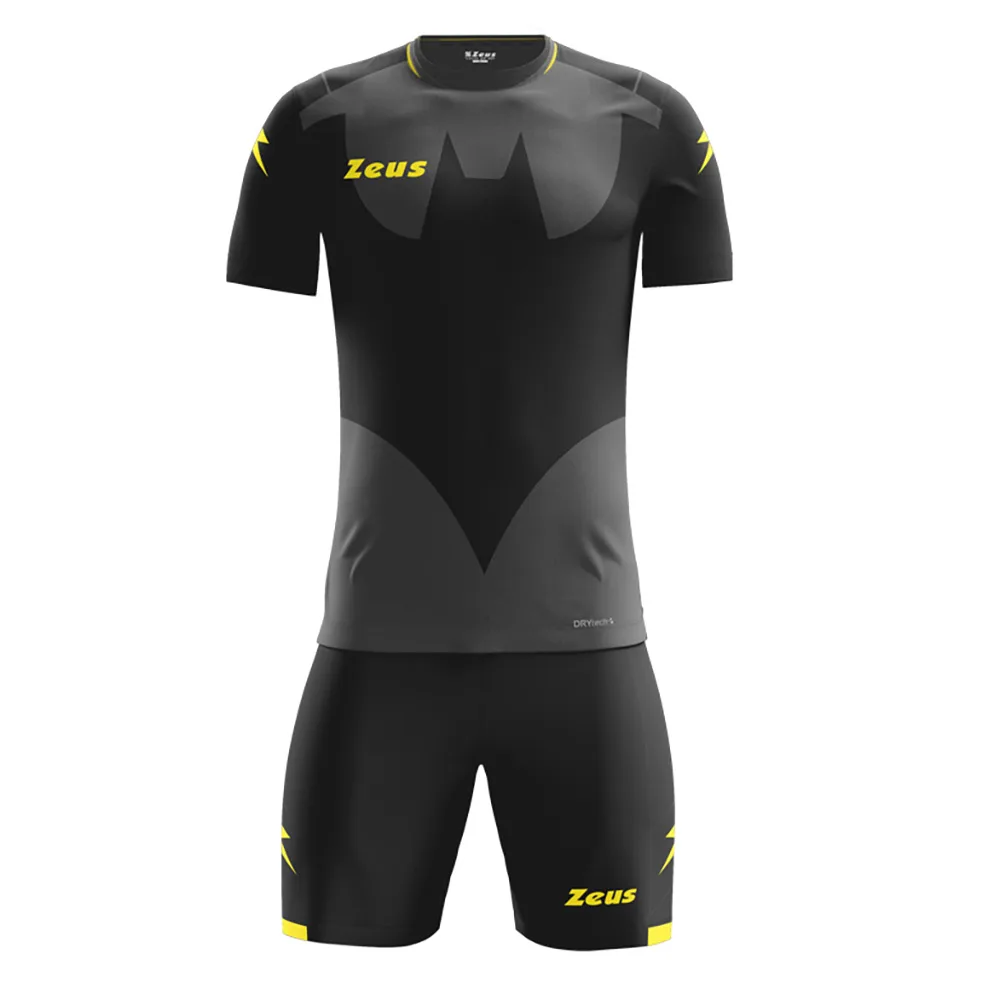 Set echipament fotbal Zeus Hero, Negru / Gri - imagine 1