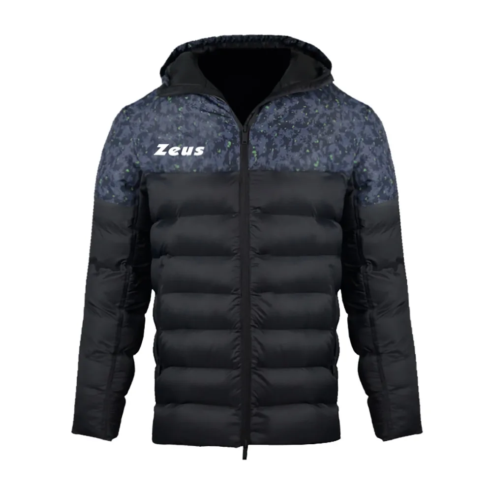 Geaca Zeus Texture, Negru / Gri inchis - imagine 1