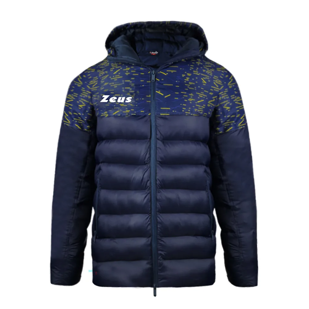 Geaca Zeus Texture, Bleumarin / Galben - imagine 1