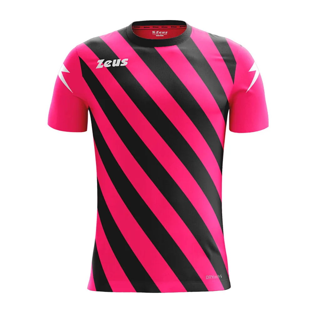 Tricou sport Zeus Zip, Fuxia / Negru - imagine 1