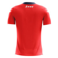 Tricou sport Zeus Zip, Rosu / Bleumarin - imagine 2