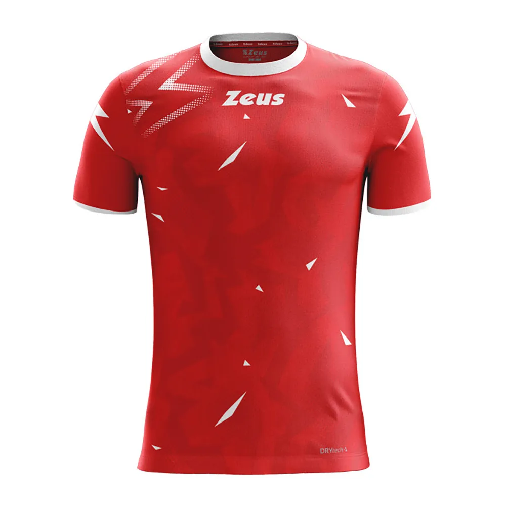 Tricou sport Zeus Marmo, Rosu / Alb - imagine 1