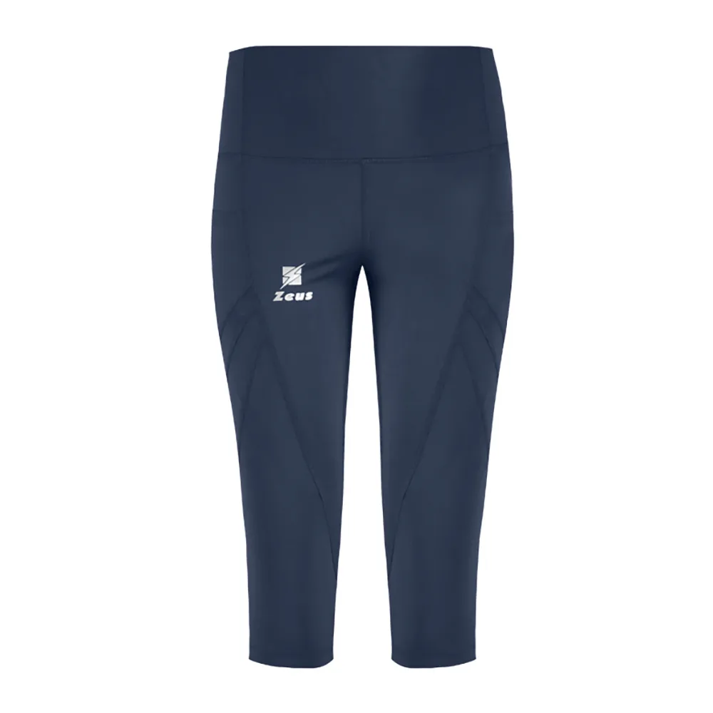 Colanti 3/4 fitness dama Zeus Dyana, Albastru - imagine 1