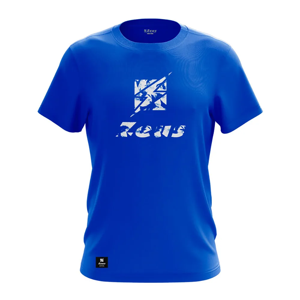 Tricou bumbac Zeus Square, Albastru Royal - imagine 1