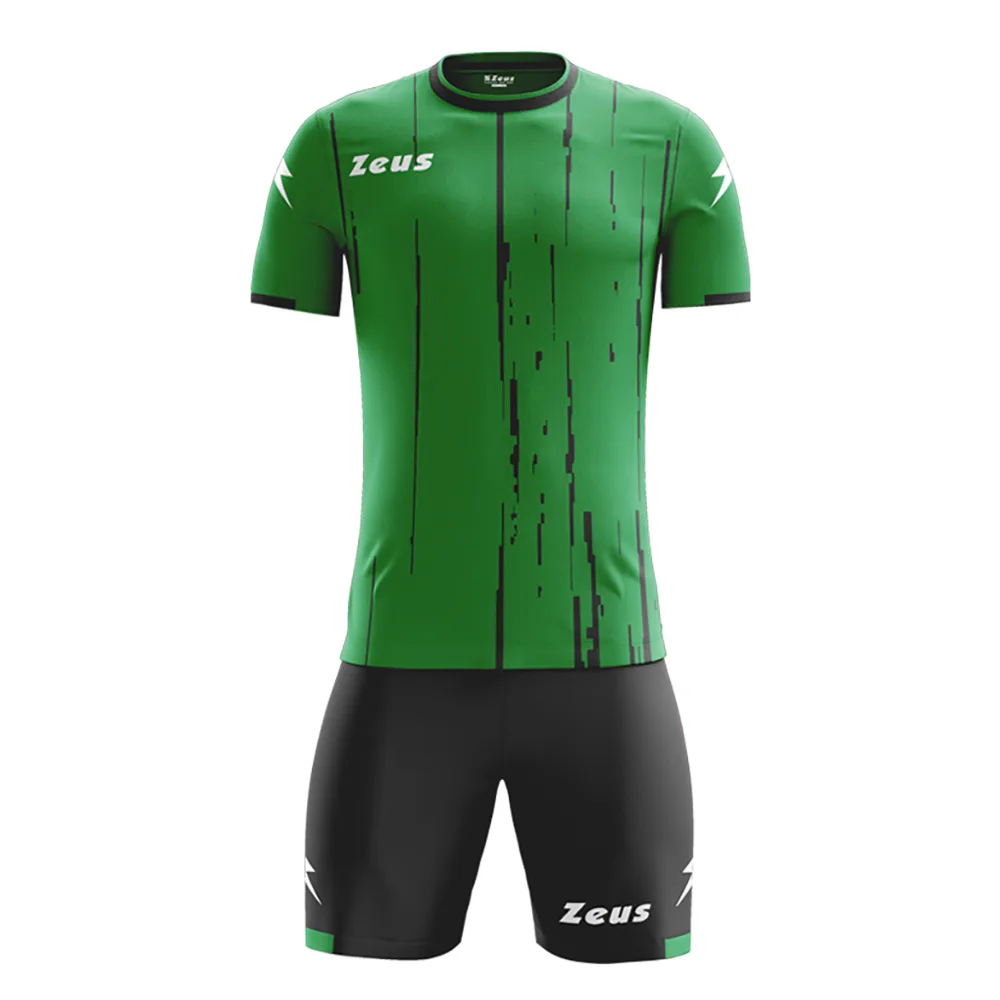 Set echipament fotbal Zeus Bolt, Verde / Negru - imagine 1