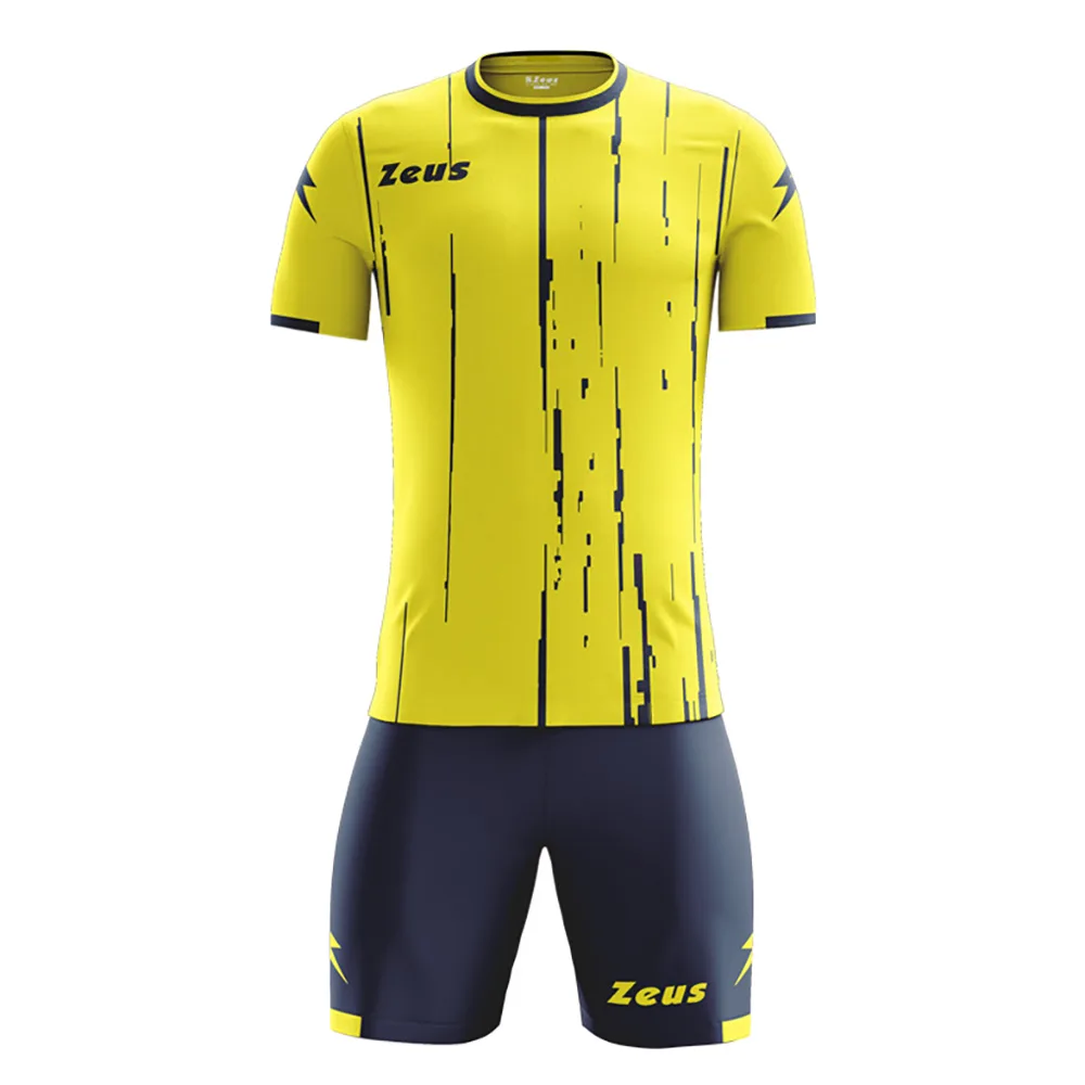 Set echipament fotbal Zeus Bolt, Galben / Bleumarin - imagine 1