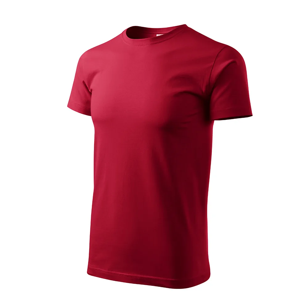 Tricou bumbac Basic, Rosu Marlboro - imagine 1
