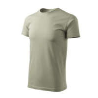 Tricou bumbac Basic, Khaki deschis