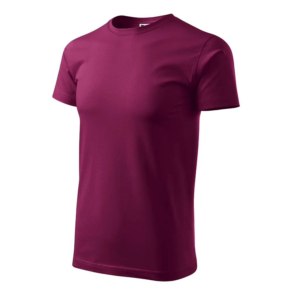 Tricou bumbac Basic, Rododendron - imagine 1