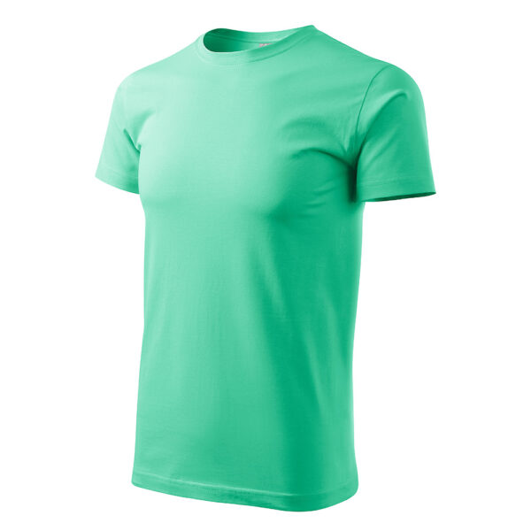 BASIC Tricou bumbac Basic, Verde menta - imagine 1