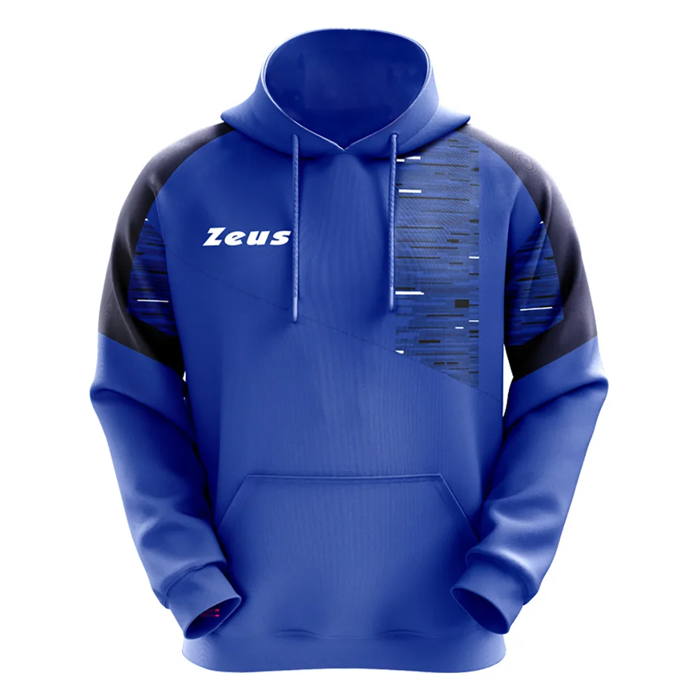 Hanorac Zeus Glitch, Albastru Royal / Bleumarin - imagine 1