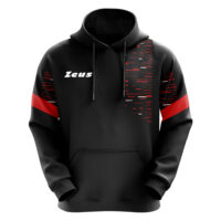 Hanorac Zeus Glitch, Negru / Rosu