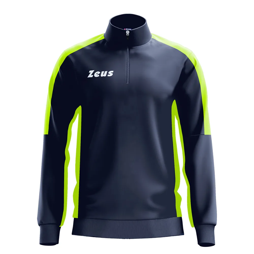 Bluza antrenament Zeus Start, Bleumarin / Galben Fluo - imagine 1