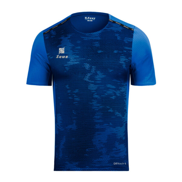 Tricou antrenament Zeus Knit, Albastru Royal / Negru - imagine 1