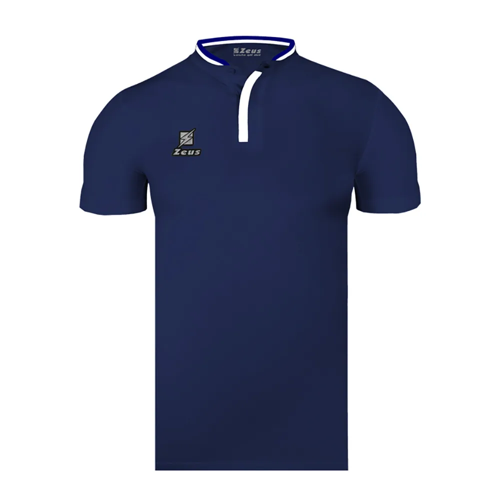 Tricou polo Zeus Kreta, Bleumarin / Alb - imagine 1