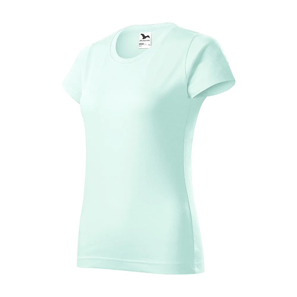 Tricou bumbac dama Basic, Frost - imagine 1
