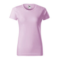 Tricou bumbac dama Basic, Orchid - imagine 2