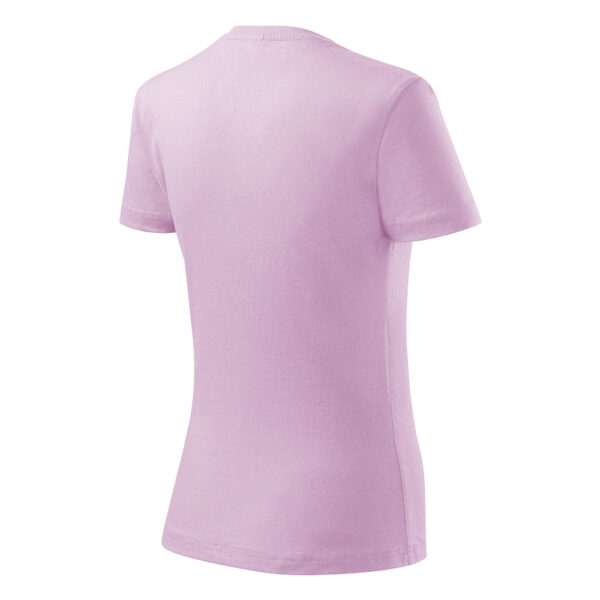 Tricou bumbac dama Basic, Orchid - imagine 3