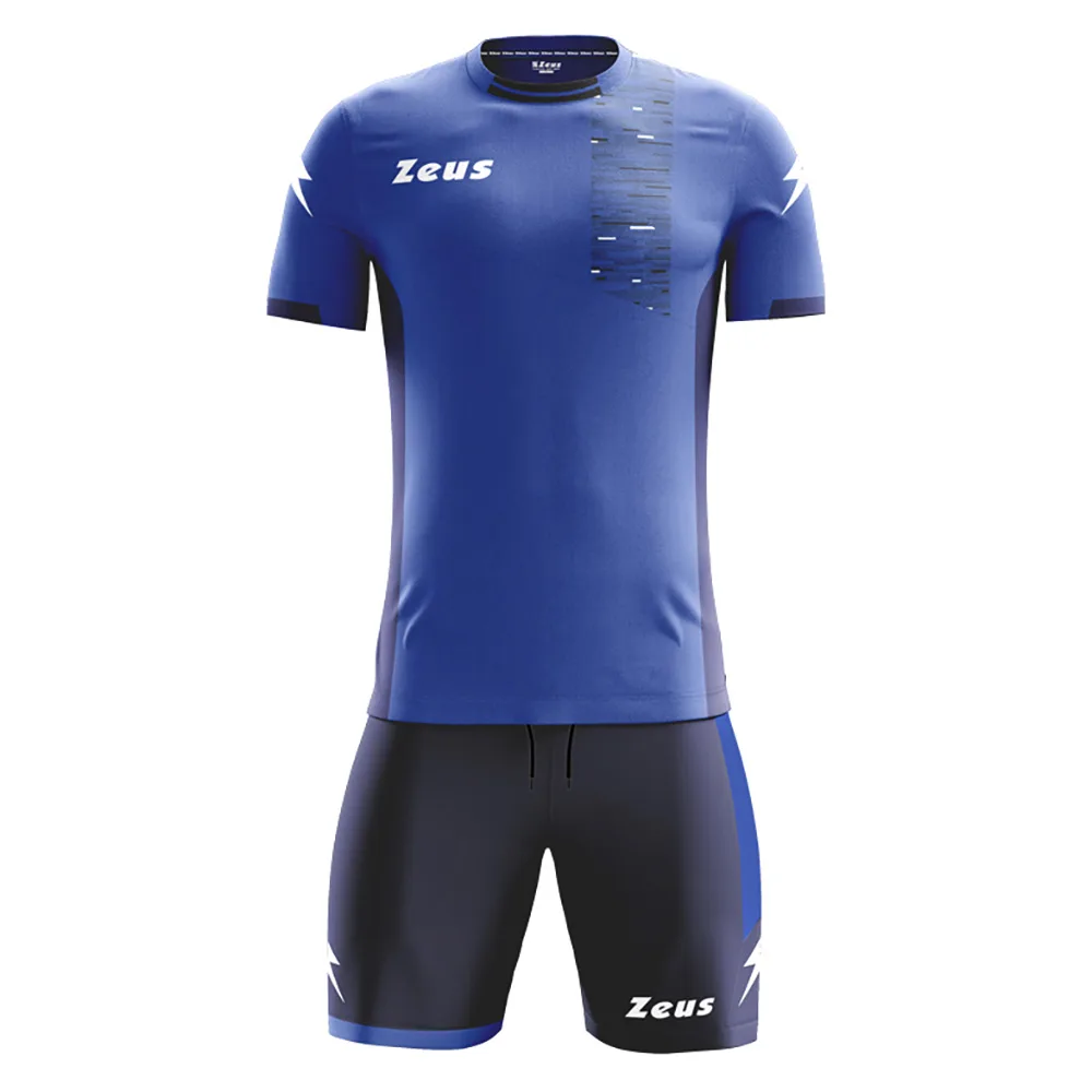 Set echipament fotbal Zeus Glitch, Albastru Royal / Bleumarin - imagine 1