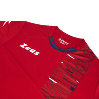 Set echipament fotbal Zeus Glitch, Rosu / Bleumarin - imagine 3