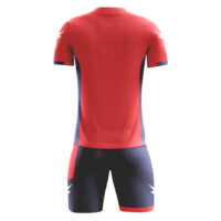 Set echipament fotbal Zeus Glitch, Rosu / Bleumarin - imagine 2