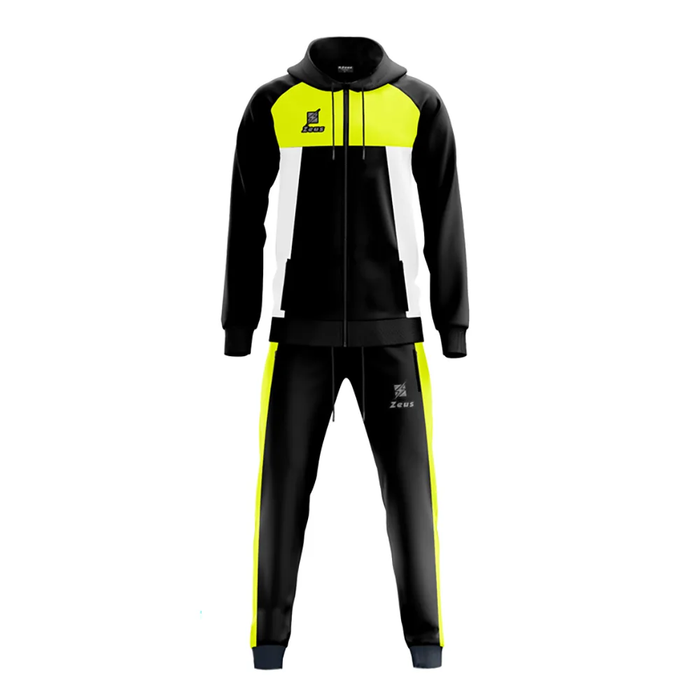 Trening Zeus Capua, Negru / Galben Fluo - imagine 1