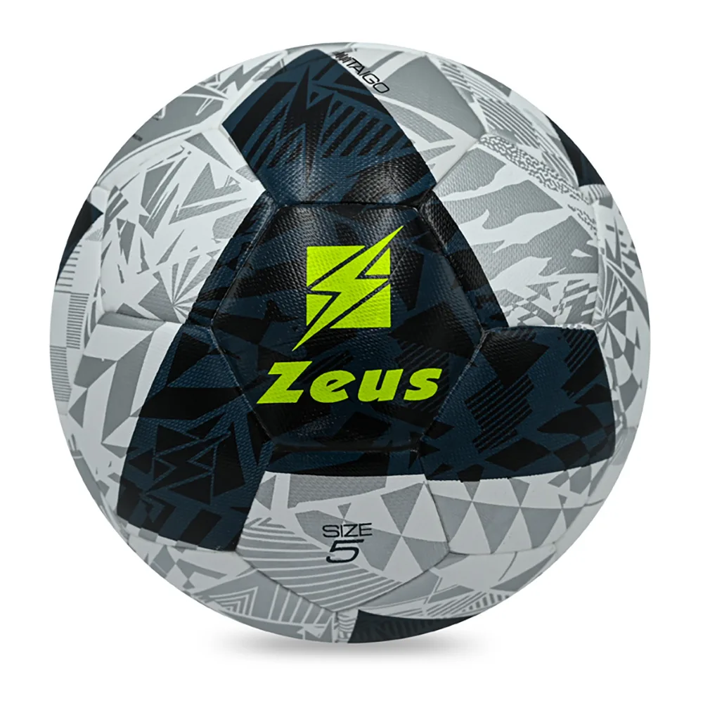 Minge fotbal Zeus Taigo, Alb (Nr. 5) - imagine 1