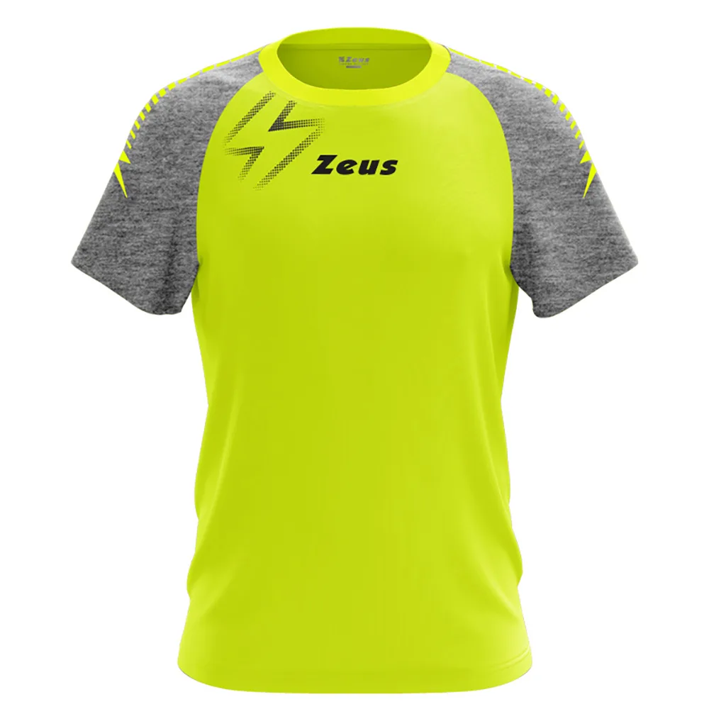 1542_96_t-shirt-fast-GIALLO-FLUO-GRIGIO-MELANGE-FRONTE-DEF-jpg.webp Tricou sport Zeus Fast, Galben Fluo - imagine 1