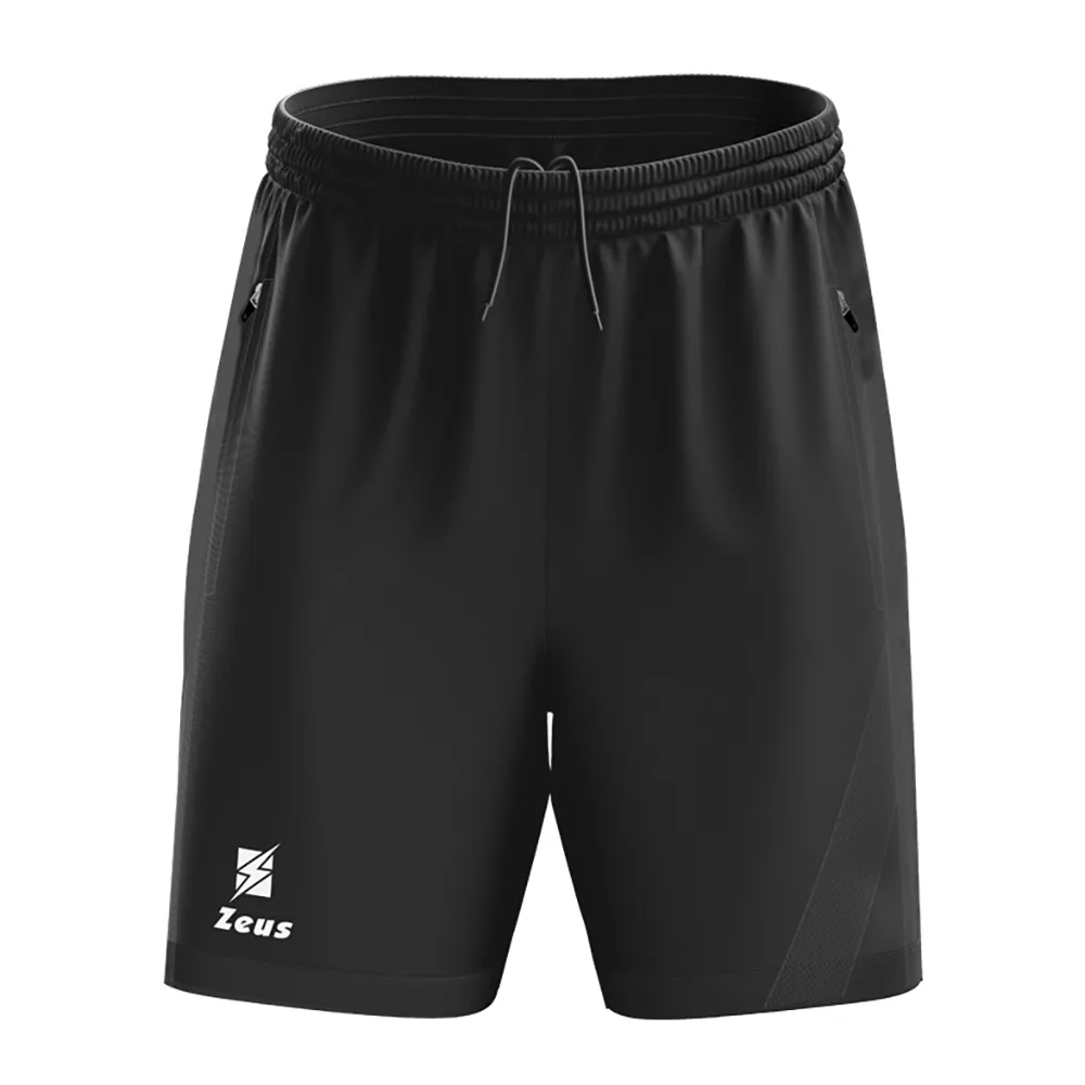 Pantaloni scurti sport Zeus Pocket, Negru - imagine 1