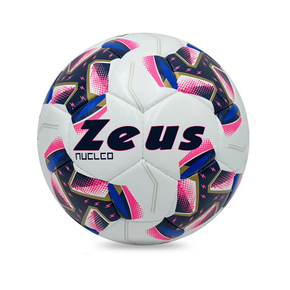 Minge fotbal Zeus Nucleo, Alb / Fuxia (Nr. 3) - imagine 1