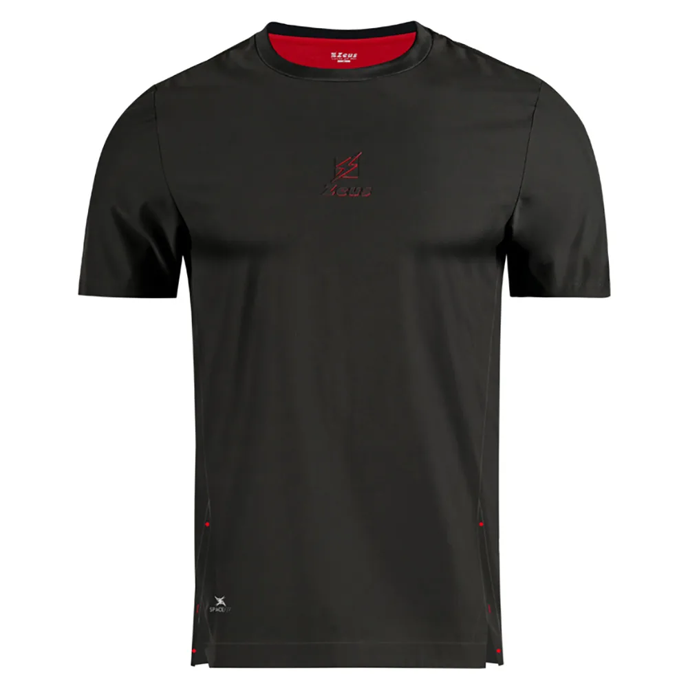 Tricou Zeus Space, Gri inchis / Rosu - imagine 1