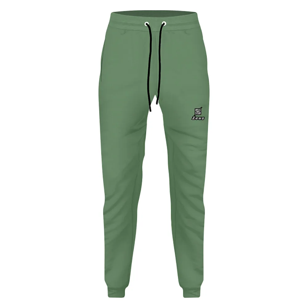 Pantaloni lungi Zeus ZS7, Verde / Negru - imagine 1