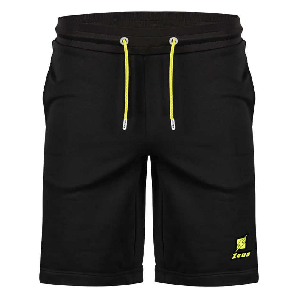 Bermuda Zeus ZS7, Negru / Galben Fluo - imagine 1