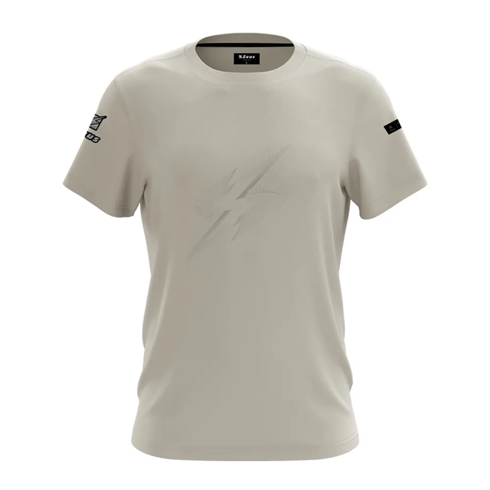 Tricou Zeus ZS7, Bej / Negru - imagine 1