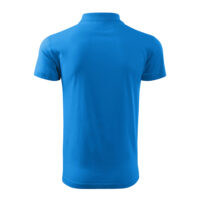 Tricou polo bumbac Single J, Snorkel blue - imagine 4