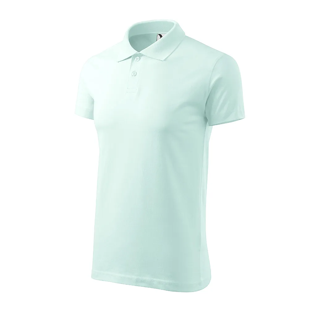 Tricou polo bumbac Single J, Frost - imagine 1