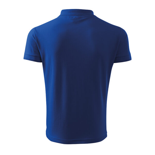 Tricou polo bumbac Pique, Albastru Royal - imagine 5