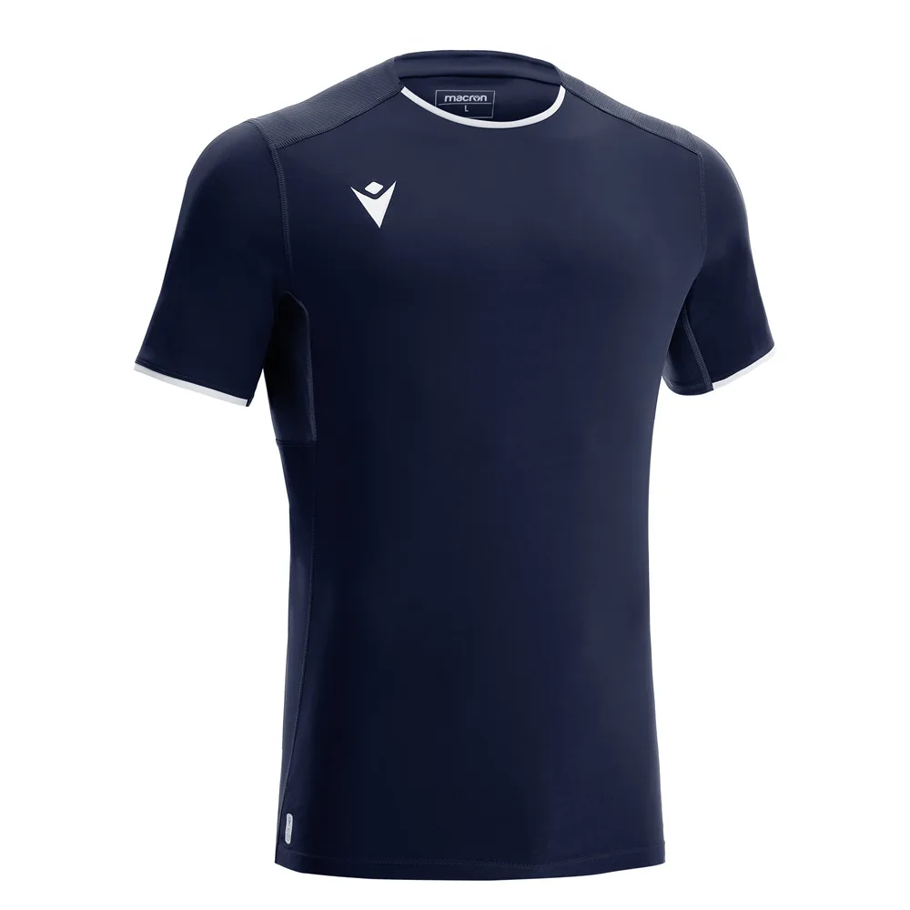 Tricou sport Macron Rhodium eco, Bleumarin / Alb - imagine 1