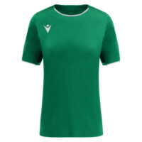 Tricou sport dama Macron Widia eco, Verde / Alb - imagine 2
