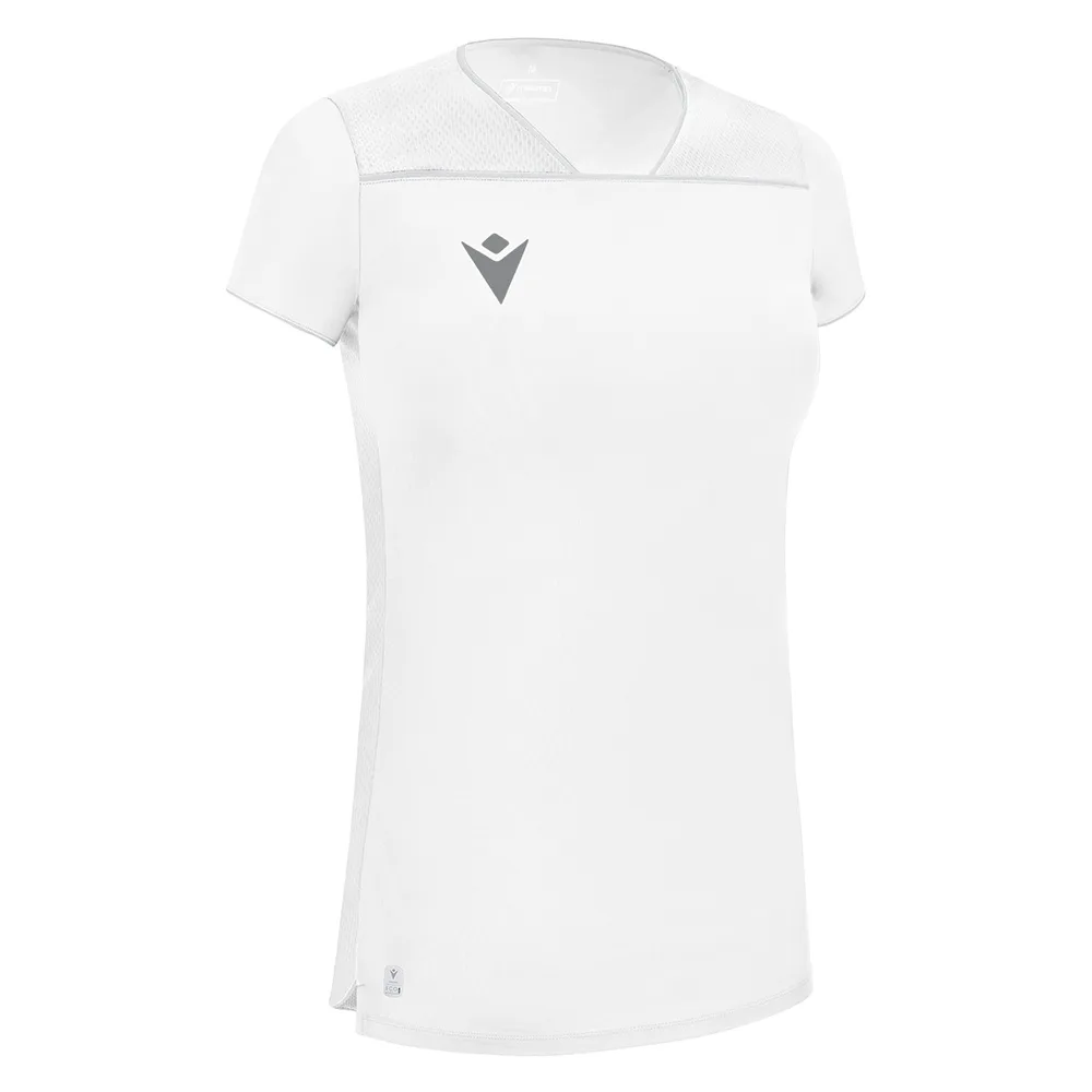 Tricou sport dama Macron Steel eco, Alb - imagine 1