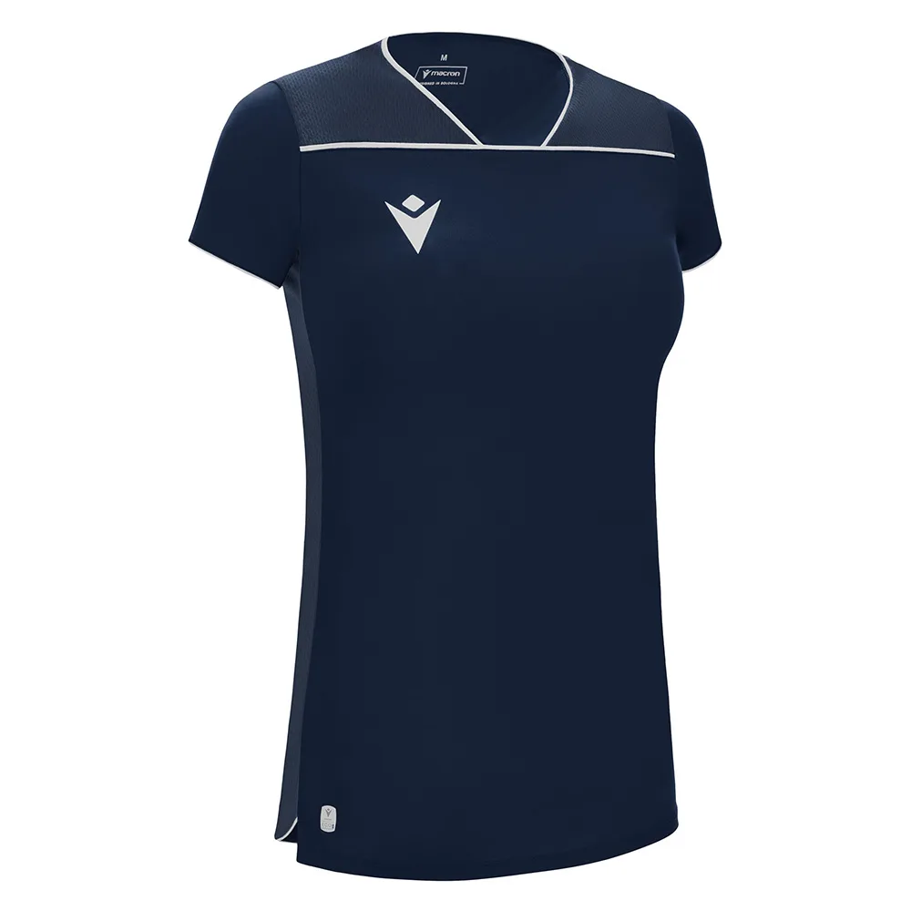 Tricou sport dama Macron Steel eco, Bleumarin / Alb - imagine 1