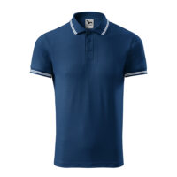 Tricou polo bumbac Urban, Midnight blue - imagine 2