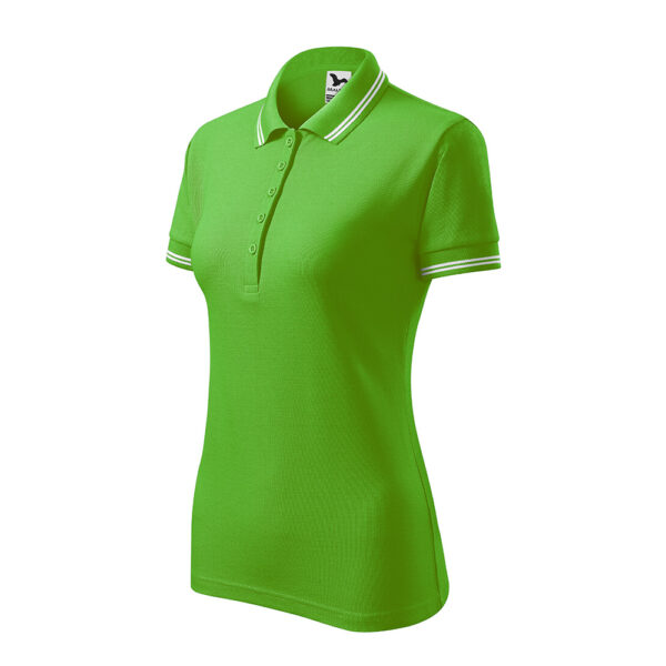 URBAN Tricou polo bumbac dama Urban, Verde mar - imagine 1
