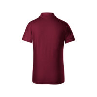 Tricou polo bumbac copii Pique, Garnet - imagine 3